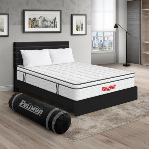 Colchón Orthopack Euro U + Cama Leo + Almohada