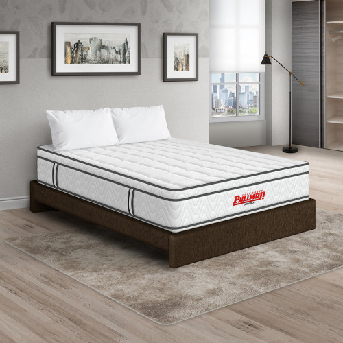 Colchón Orthopack Euro + Base Cama + Almohada