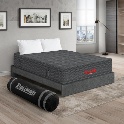 Colchón Orthopack Euro + Base Cama + Almohada