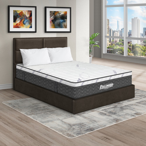 Colchón Rollpack Euro U + Cama Firenze + Almohada