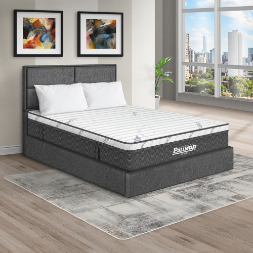 Colchón Rollpack Euro U + Cama Firenze + Almohada