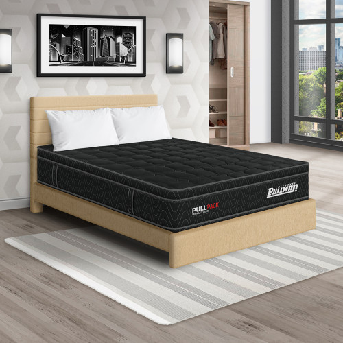 Colchón Pullpack Euro + Cama Leo + Almohada