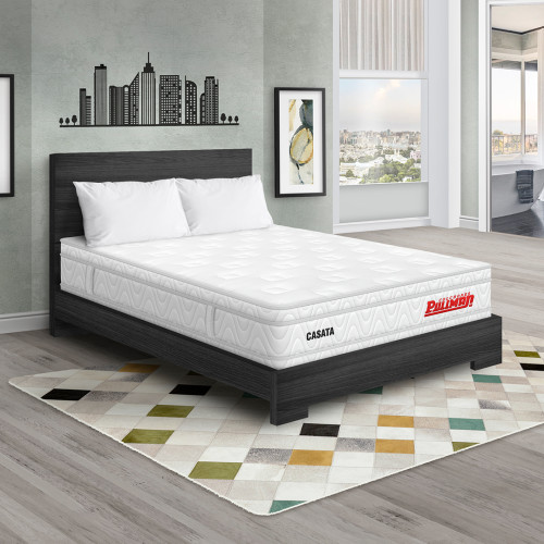 Colchón Casata Euro + Cama TPM + Almohada