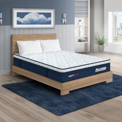 Colchón Softpack + Cama TPM + Almohada