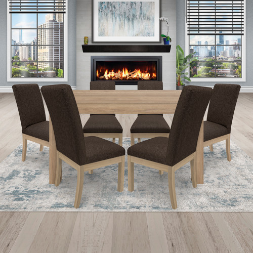 Juego de Comedor 6P (140) Italia Danny 6 Sillas