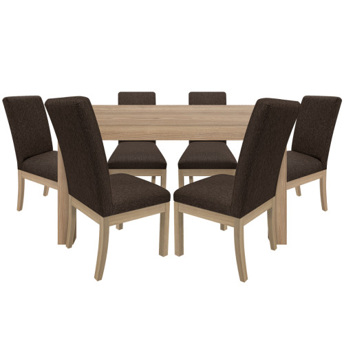 Juego de Comedor 6P (140) Italia Danny 6 Sillas