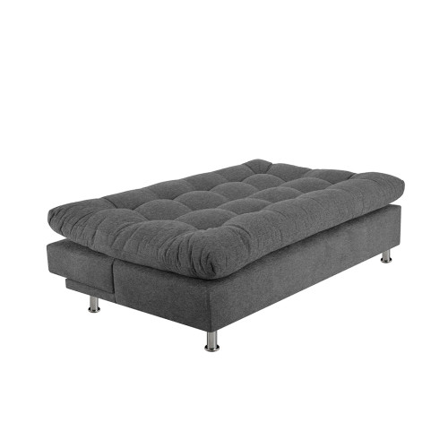 Combo Sofá Cama Comfort + Poltrona Mónaco + Mesa de Centro Italia + Tapete Deco Mediano