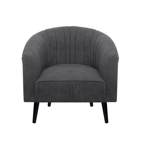 Combo Sofá Ariel + Poltrona Montecarlo + Mesa de Centro Anidada Julie + Tapete Fluffy Mediano