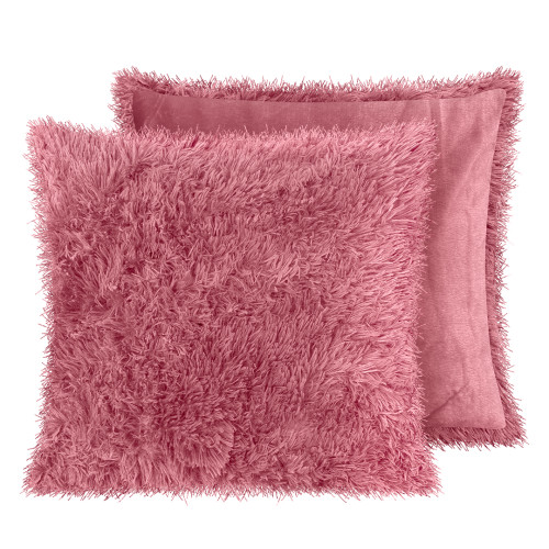 Combo Cobija Fluffy + 2 Cojines Fluffy 55x55 + Cojín Fluffy 30x60