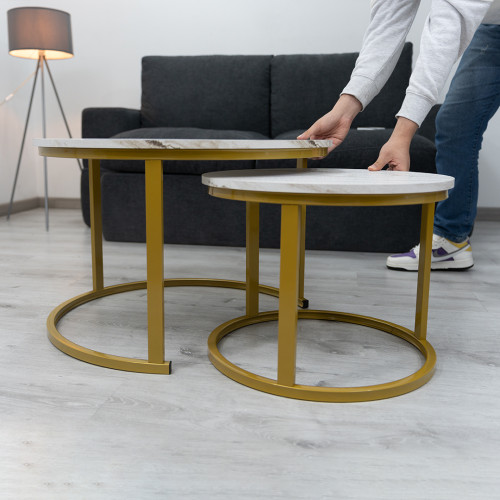 Mesa de Centro Anidada Luna