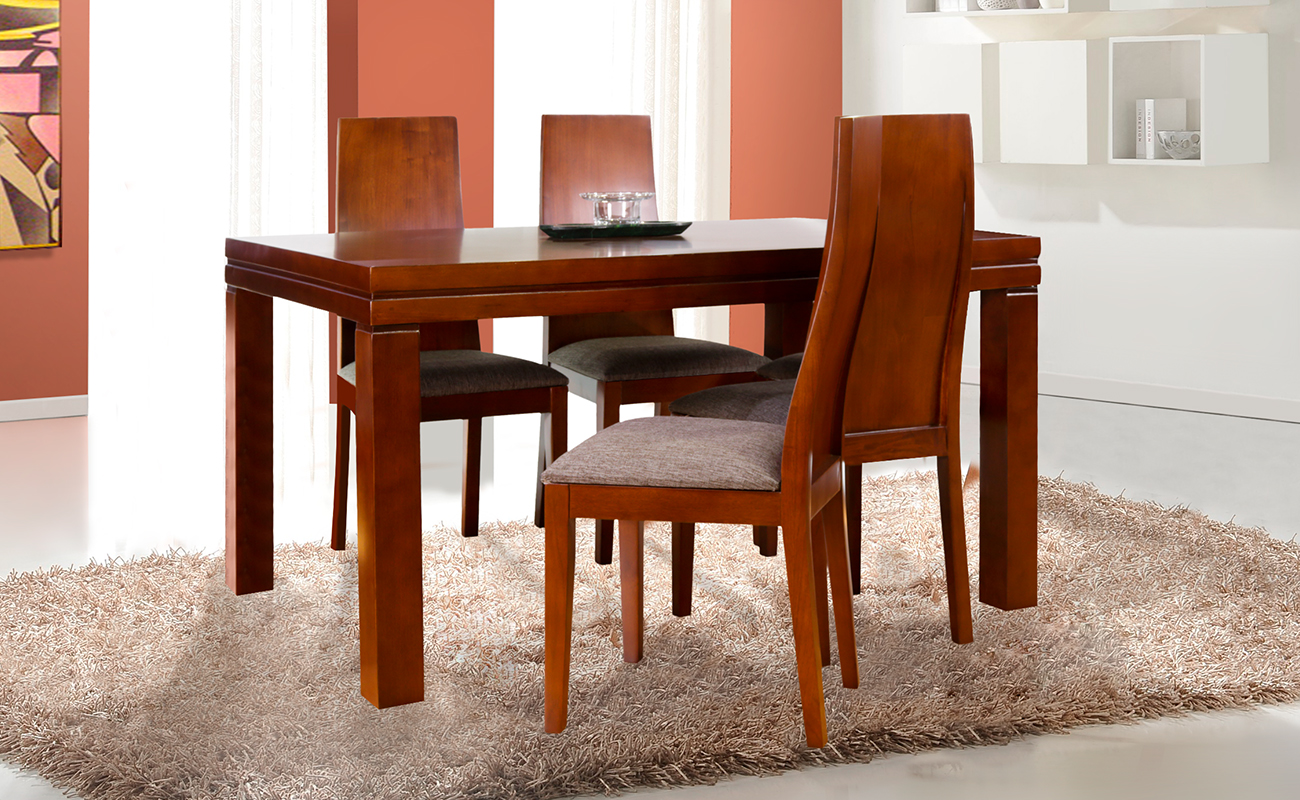 Juego Comedor Italia 4 Puestos - Amoblando