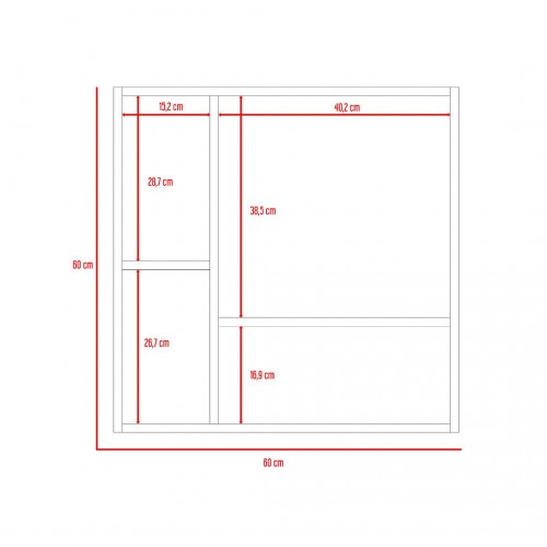 Gabinete de Baño Sines RTA - Amoblando