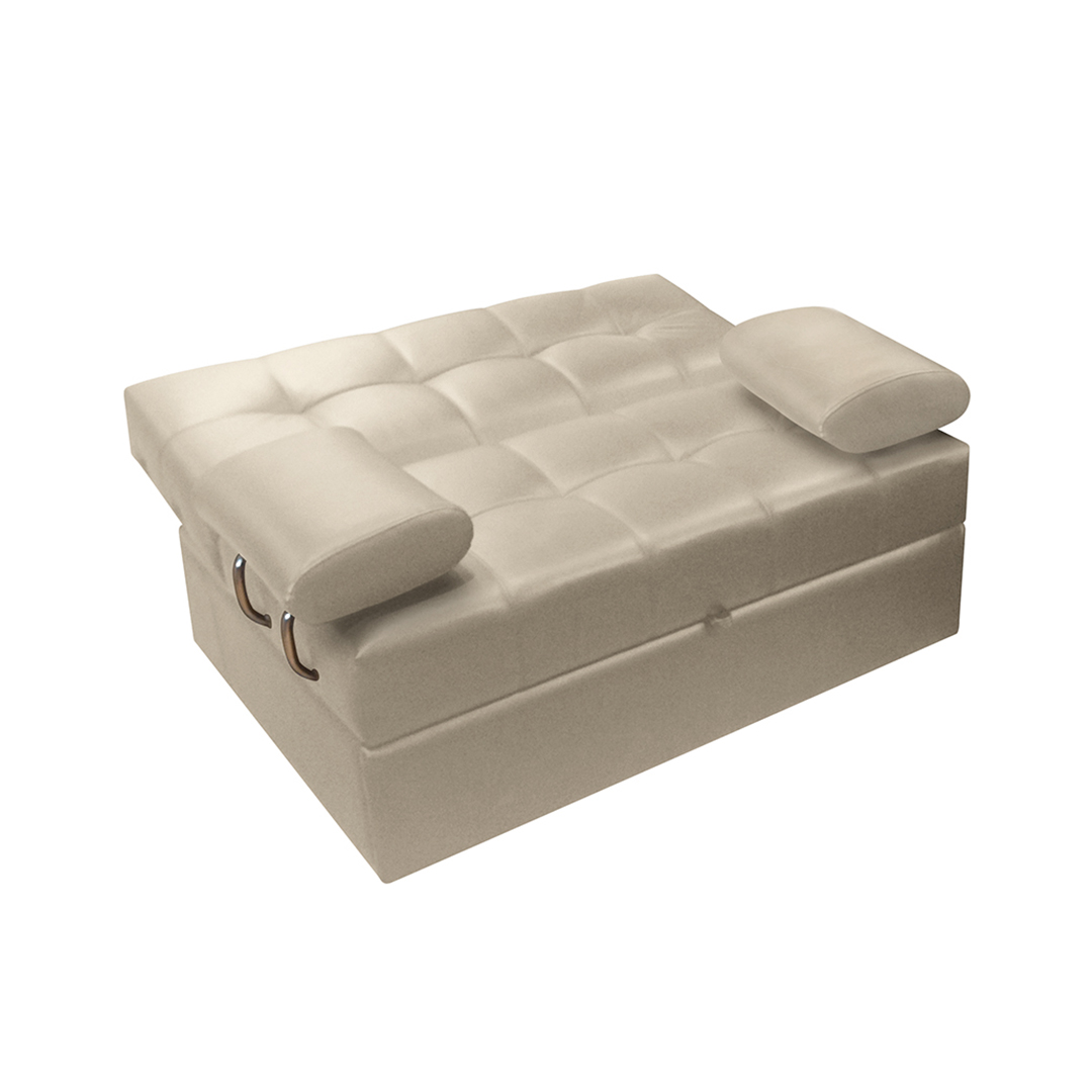 Sofacama Angela Con Brazos Cuero Sintetico Amoblando