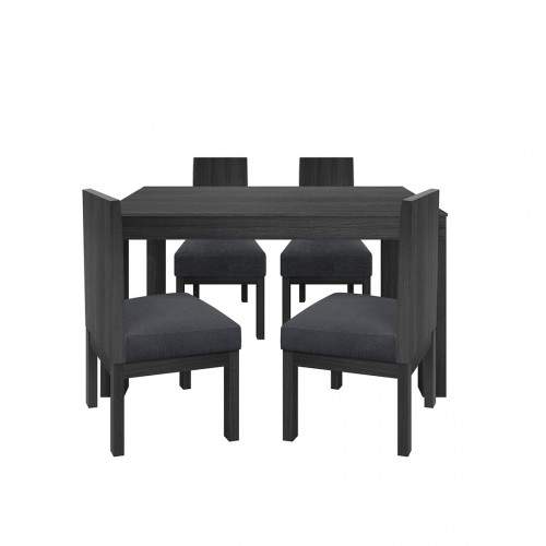 Juego Comedor Italia (140) 4 Puestos - Amoblando