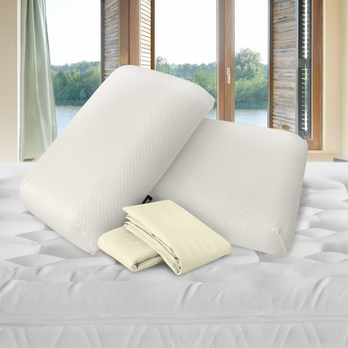 Combo 2 Almohadas Memory Dream + Fundas