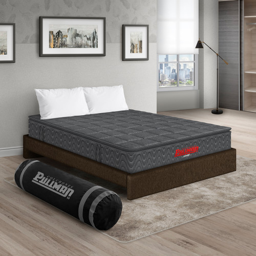 Colchón Orthopack BTU + Base Cama + Almohada