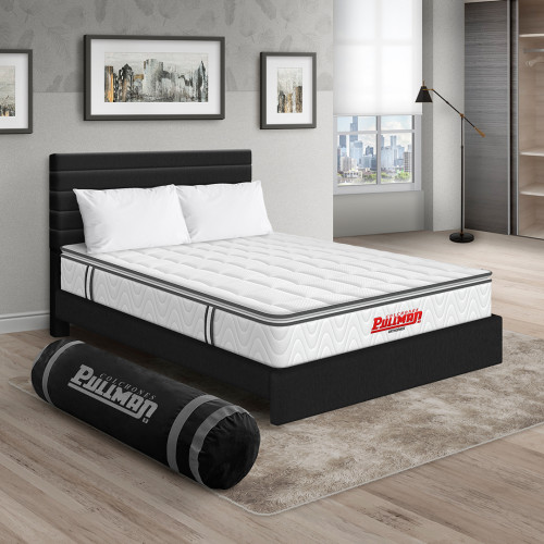 Colchón Orthopack BTU + Cama Leo + Almohada